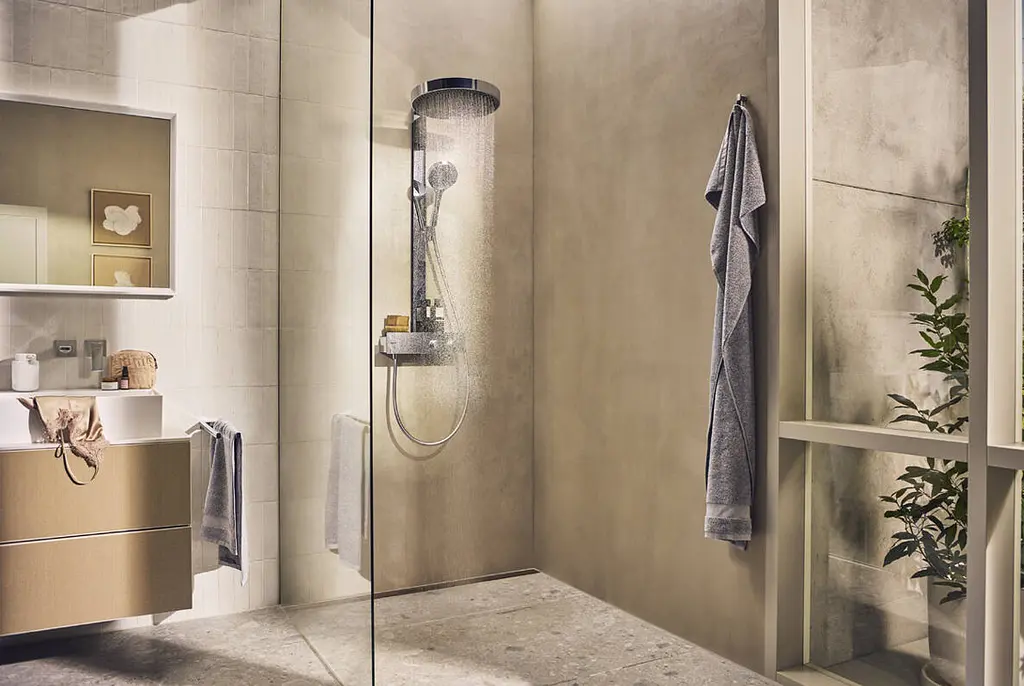 Душова система з термостатом Hansgrohe Rainfinity 250 1jet EcoSmart chrome 28742000 - фото 6