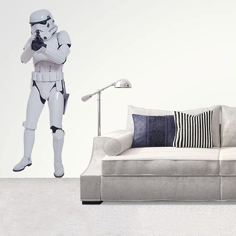 Наклейки інтер'єрні Star Wars Storm Trooper (Зоряні війни Штурмовик) 100 х 70 см - фото 3