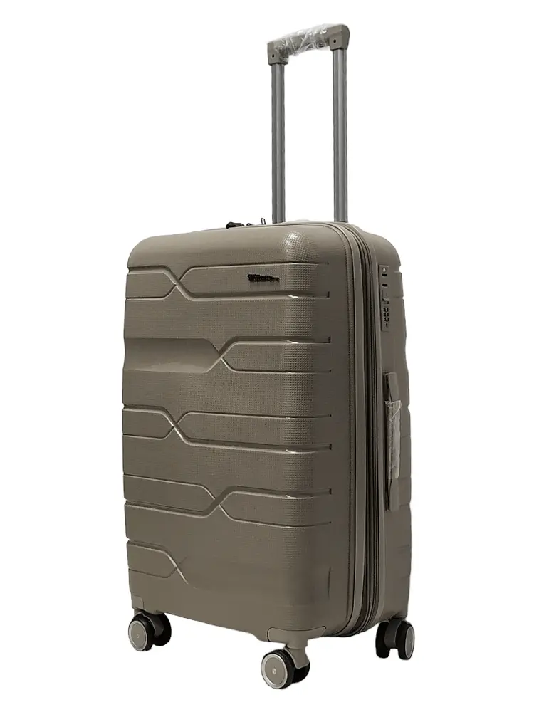 Валіза середня M поліпропілен Milano bag 0306 65×42×28см 56л Шампань - фото 2