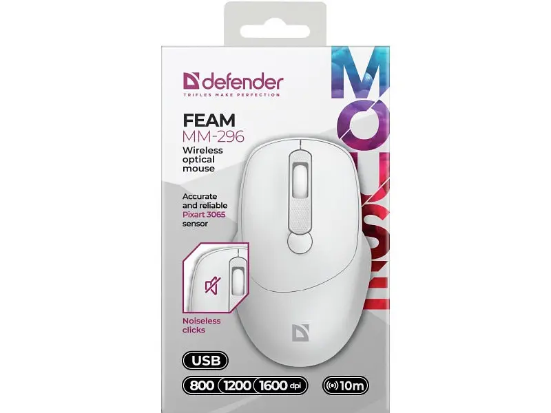 Миша Defender Feam MM-296 (52297) - фото 4