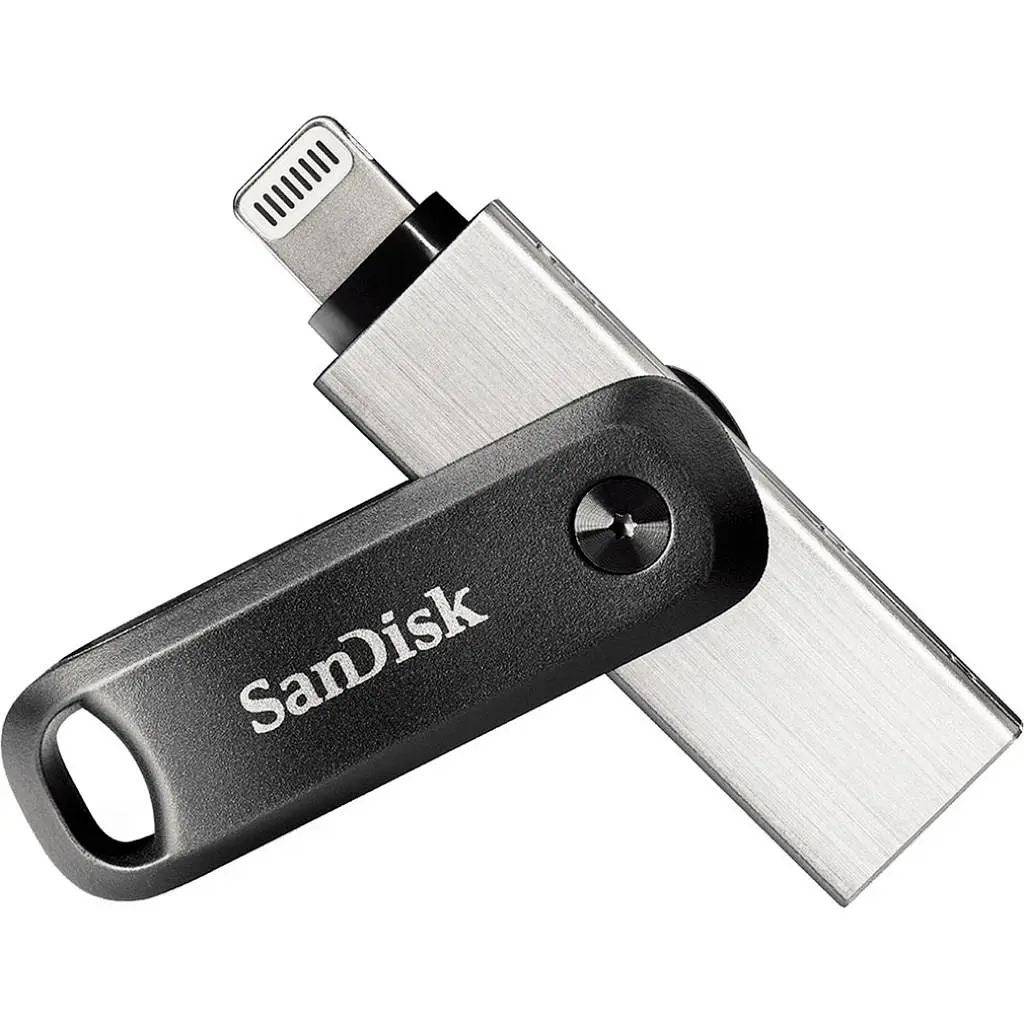 USB флеш накопичувач SanDisk 64GB iXpand Go USB 3.0 /Lightning (SDIX60N-064G-GN6NN) - фото 4