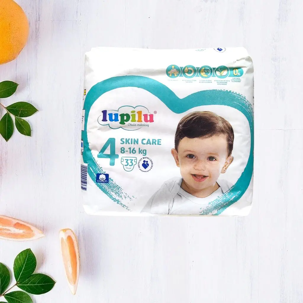 Підгузки Lupilu Skin Care 4 8-16кг 33шт