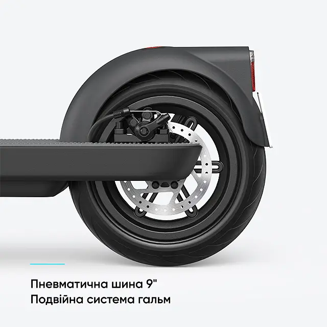 Електросамокат OKAI ES10-NEON Lite Black 9", 300(600)W, 7.8Ah, 30km, 25km\h, 20%, NFC, App,15kg (ES10-B) - фото 10