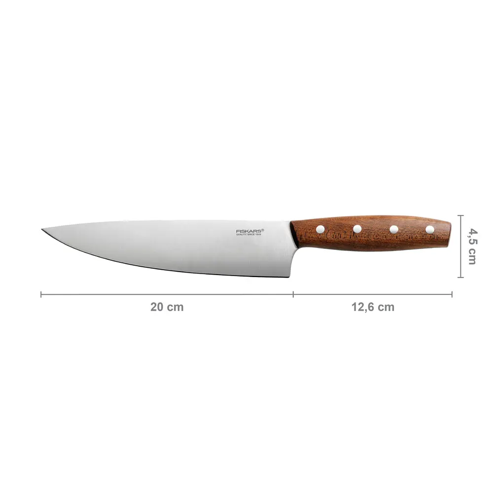 Ніж для шеф-кухаря великий Fiskars Norr 20 см (1016478) - фото 2