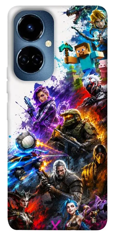 TPU чохол Demsky Gameverse для TECNO Camon 19 (CI6n) / 19 Pro (CI8n)
