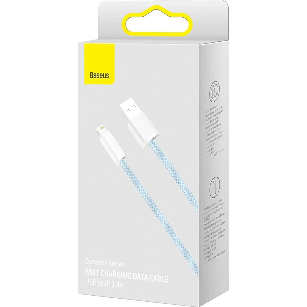 Кабель Baseus Dynamic Series USB to Lightning 2m Blue (CALD000503) [168594] - фото 5