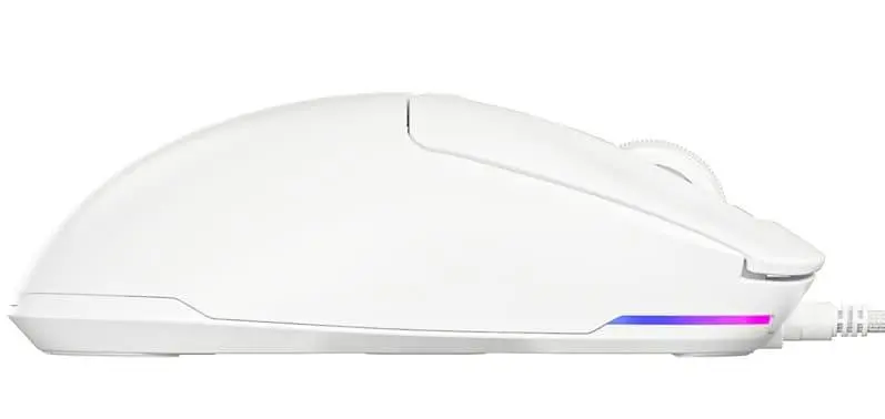 Мышь Lorgar MSA10 Ultralight Wired Gaming Mouse White (LRG-MSA10-WH) - фото 5