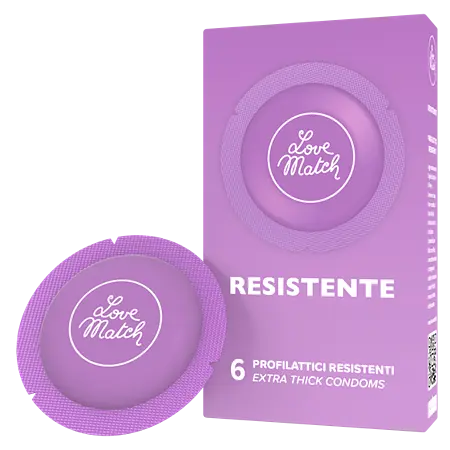 ПР. Презервативи – Resistente (Strong), 54 мм, 6 шт. Love Match 8118000009 102810