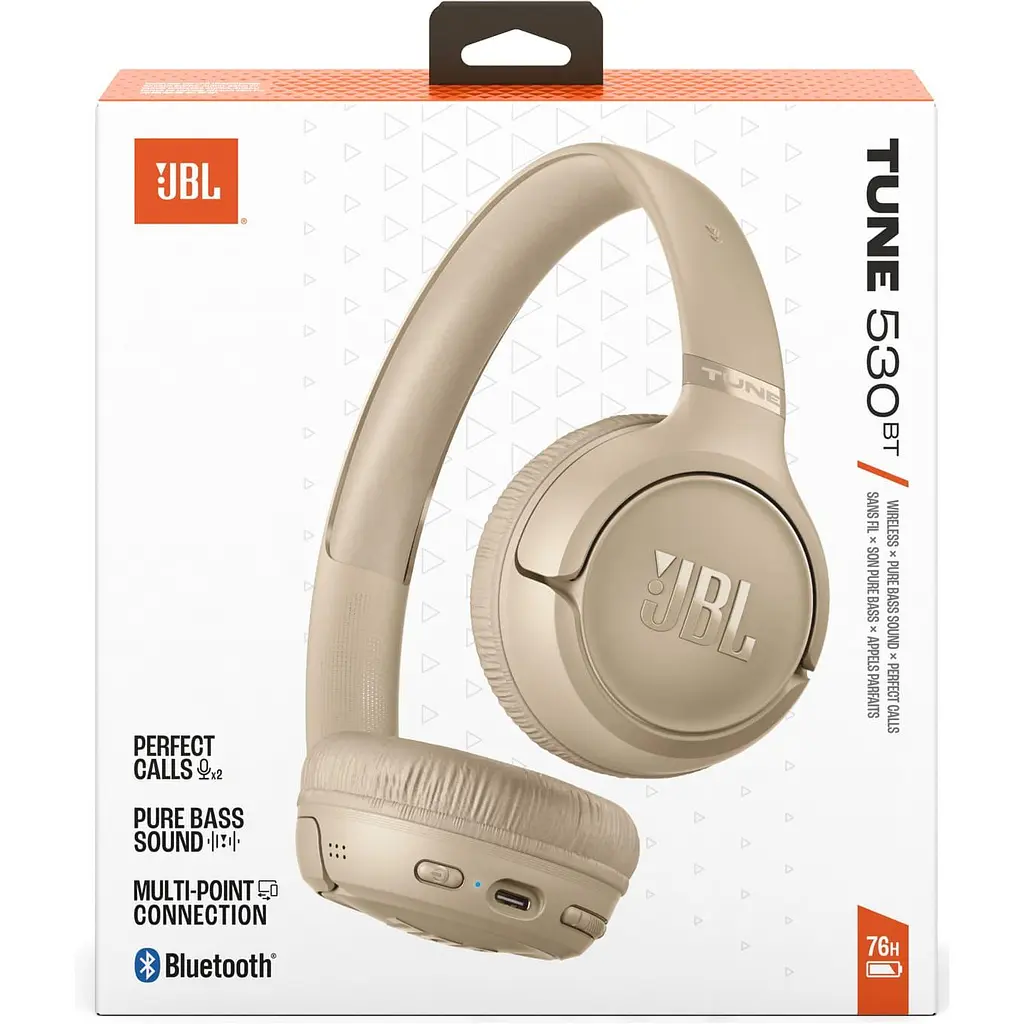 Наушники JBL Tune 530BT Beige (JBLT530BTBEGEU) - фото 3