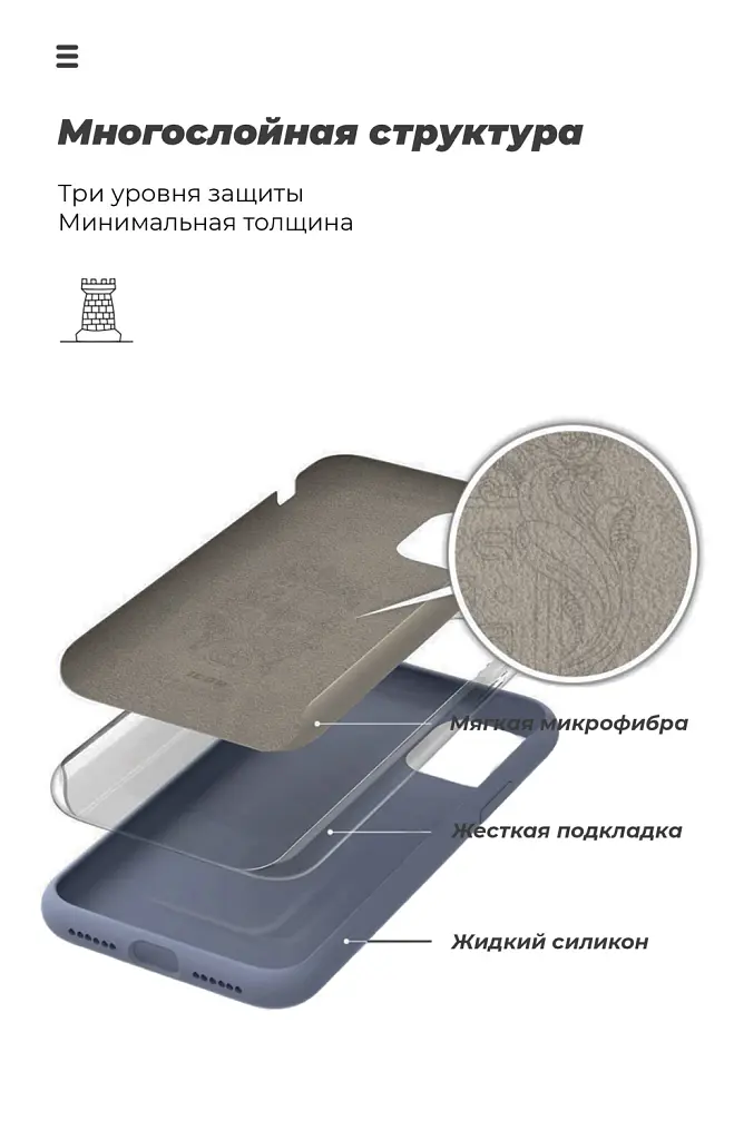 Чохол ArmorStandart ICON для Xiaomi Poco X2 Blue - фото 6