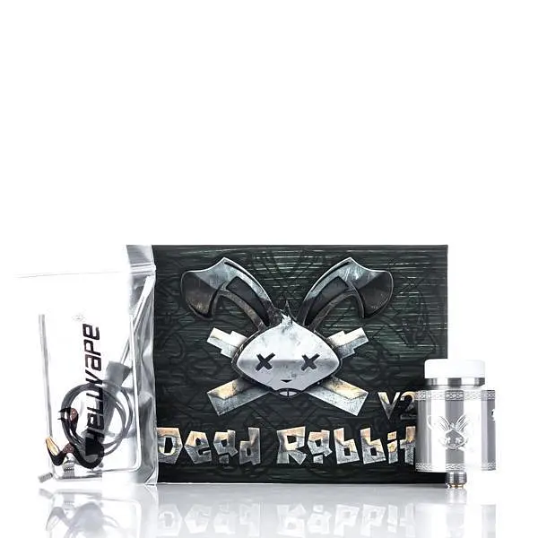 Дрипка для электронной сигареты Dead Rabbit V2 RDA 24mm Silver (am366) - фото 6
