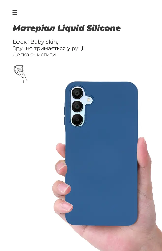 Чохол ArmorStandart ICON для Samsung A15 4G (A155) / A15 5G Dark Blue - фото 7