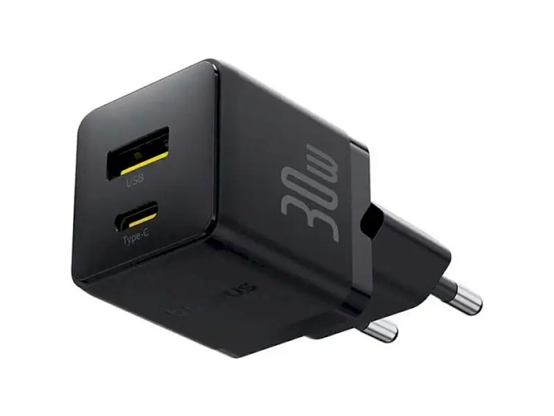 Мережевий зарядний пристрій BASEUS Palm 30 W Black (P1011160A113-00) - фото 5
