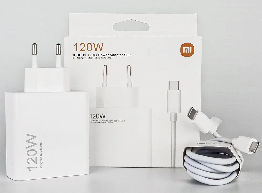 Зарядний пристрій Xiaomi 120W HC Combo (набір з кабелем C to C) MDY-15-EJ