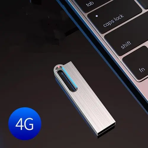 Флешка Usams USB Flash Disk Aluminum Alloy High Speed 4 GB (US-ZB0101) - фото 2