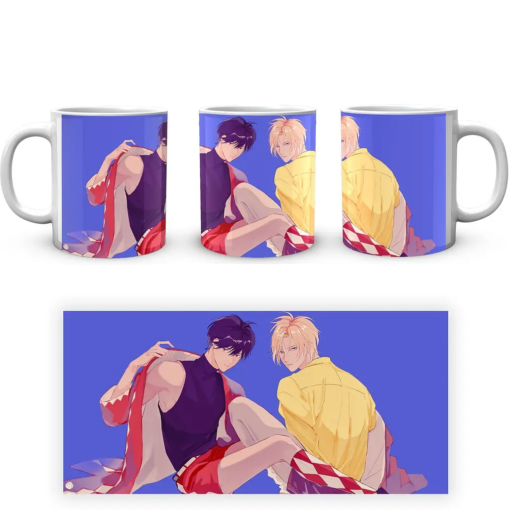 Кружка GeekLand Banana Fish Бананова Рыба Эш Эйджи BF 02.07 330 мл белая - фото 4