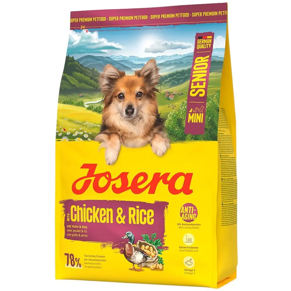 Сухий корм для собак Josera Mini Senior Chicken & Rice 3 кг - фото 3