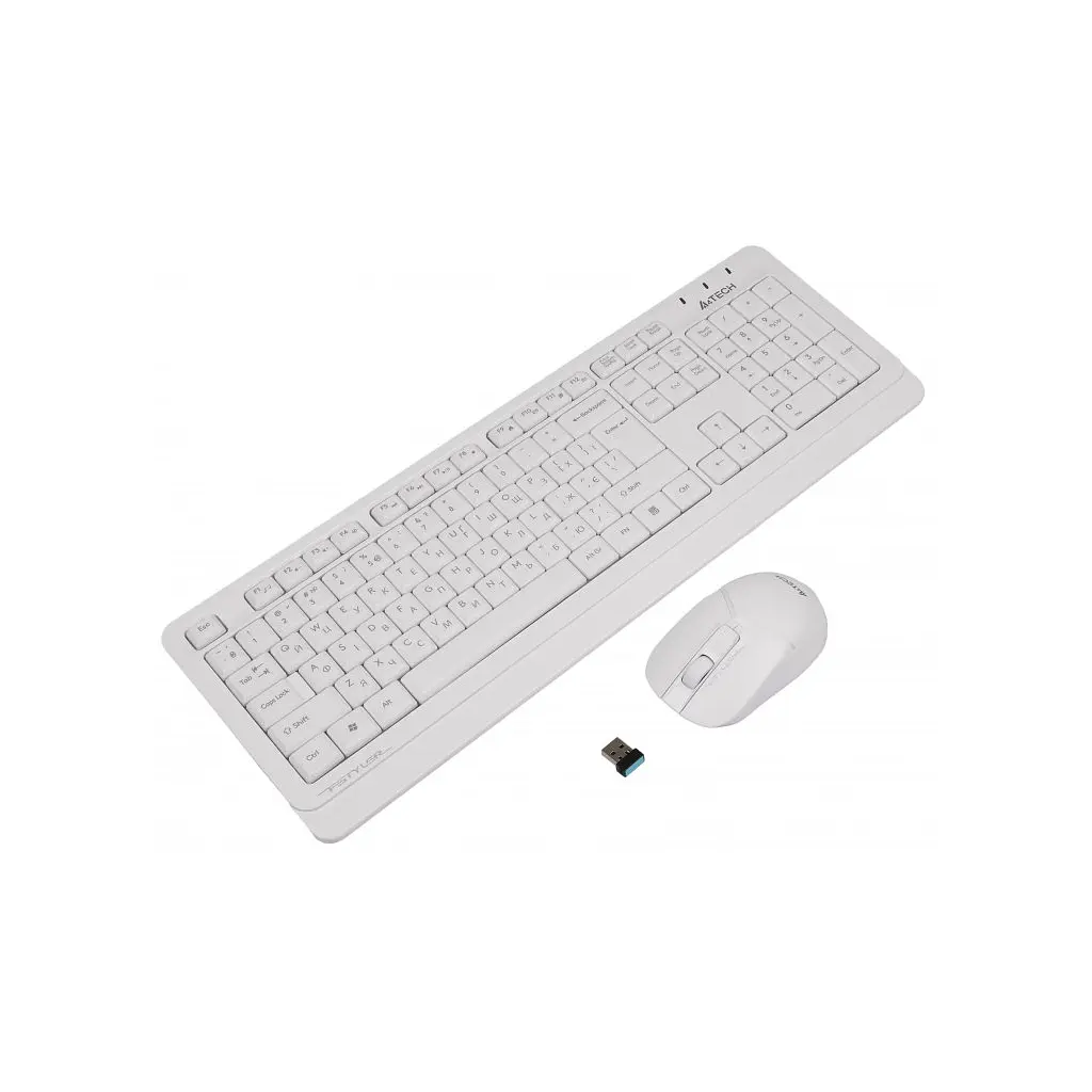 Комплект A4Tech FG1012 Wireless White - фото 2