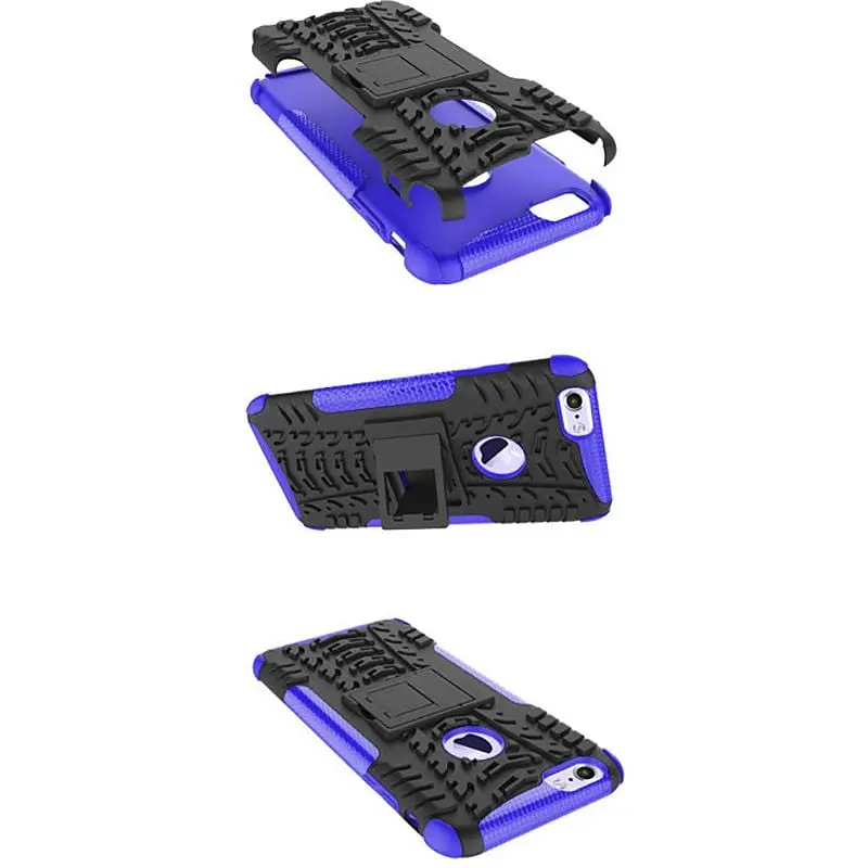 Чохол-накладка Toto Dazzle Kickstand 2 in 1 Case Apple iPhone 6/6s Blue - фото 2