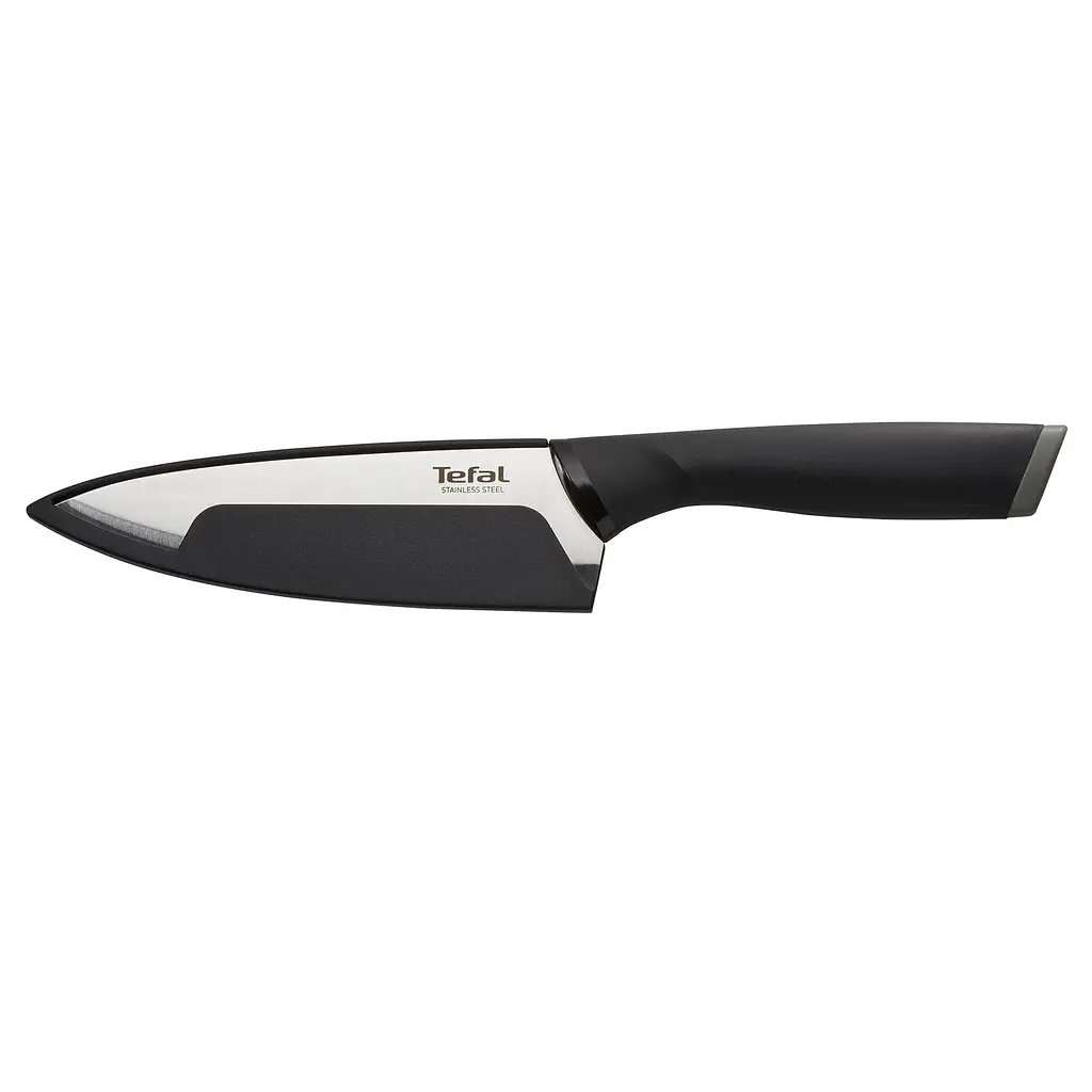 Ніж шеф-кухаря Tefal Comfort, з чохлом, 20 см (K2213244) - фото 3