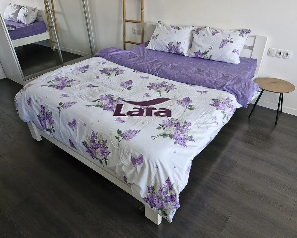 Постільна білизна LARA сатин d13261е євро 200х220 см - фото 2
