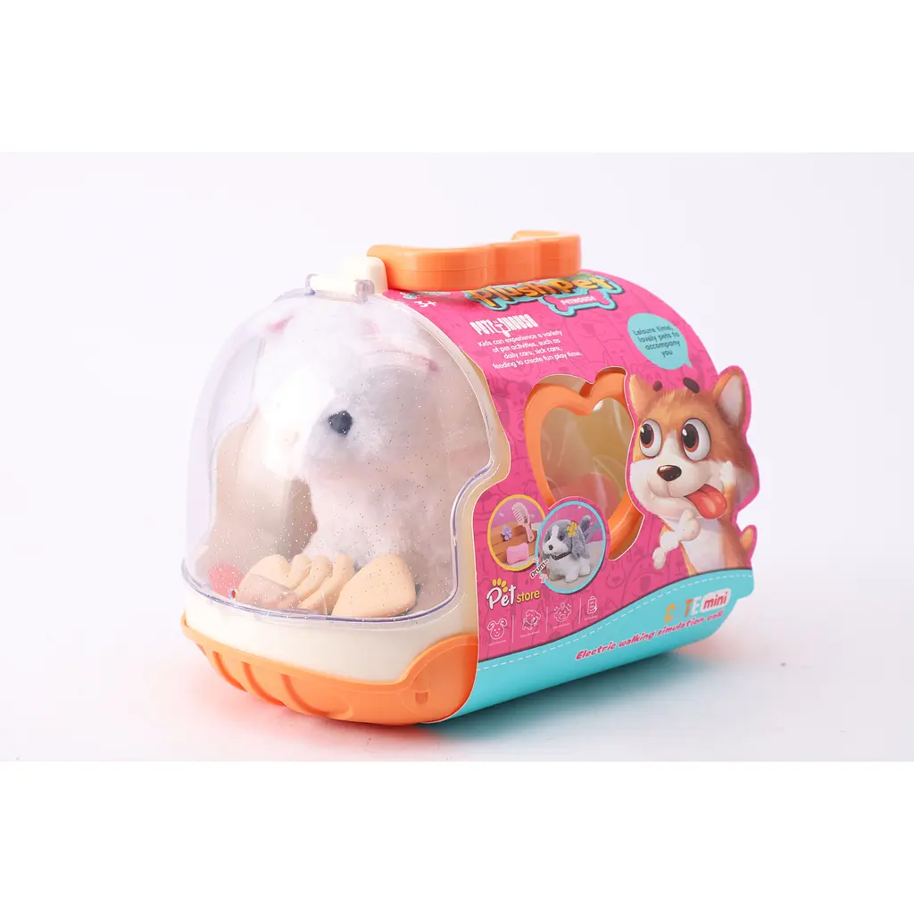 Інтерактивна м'яка іграшка Plush Pet Котик з переноскою  - фото 2