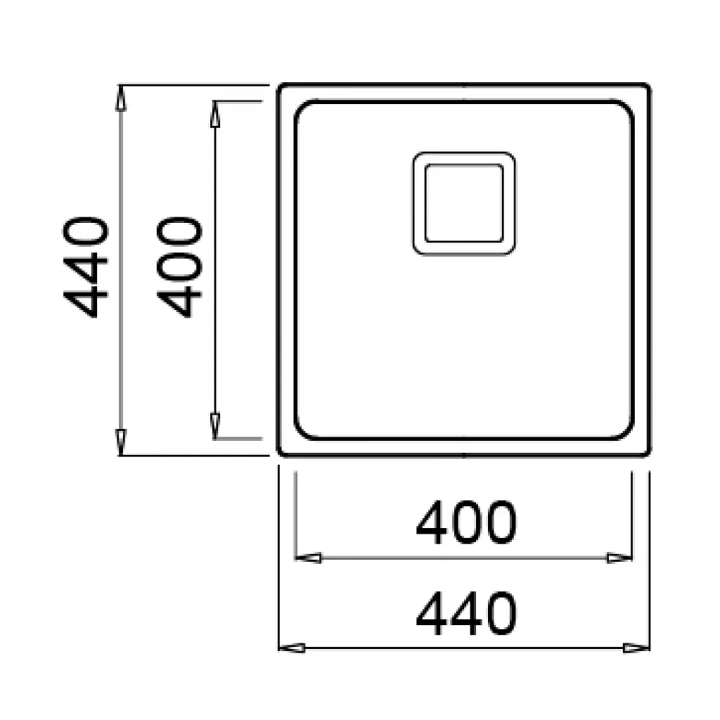 Мийка кухонна Elleci W-SQUARE 400 - фото 2