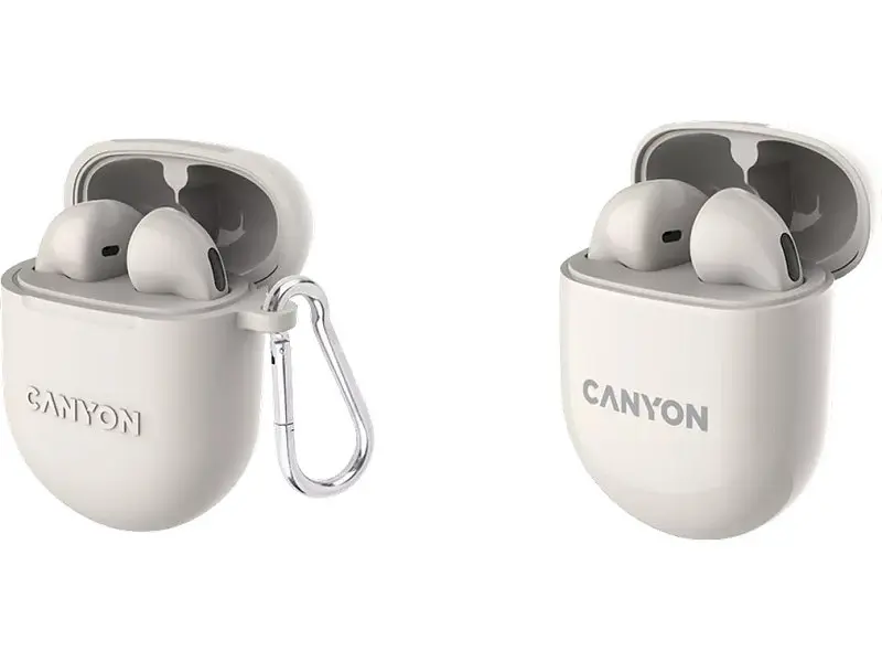 Навушники Canyon TWS-6 Beige (CNS-TWS6BE) - фото 3