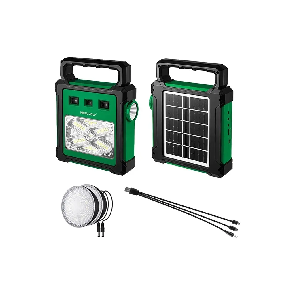 Ліхтар NEWVEW комплект NV-T260 Solar Panel 2400mAh (NWVW-NV-T260-GN) - фото 7