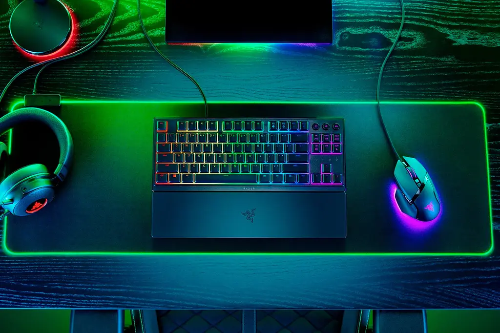 Клавіатура USB Razer Ornata V3 TKL UKR Black (RZ03-04881800-R371) UA - фото 5