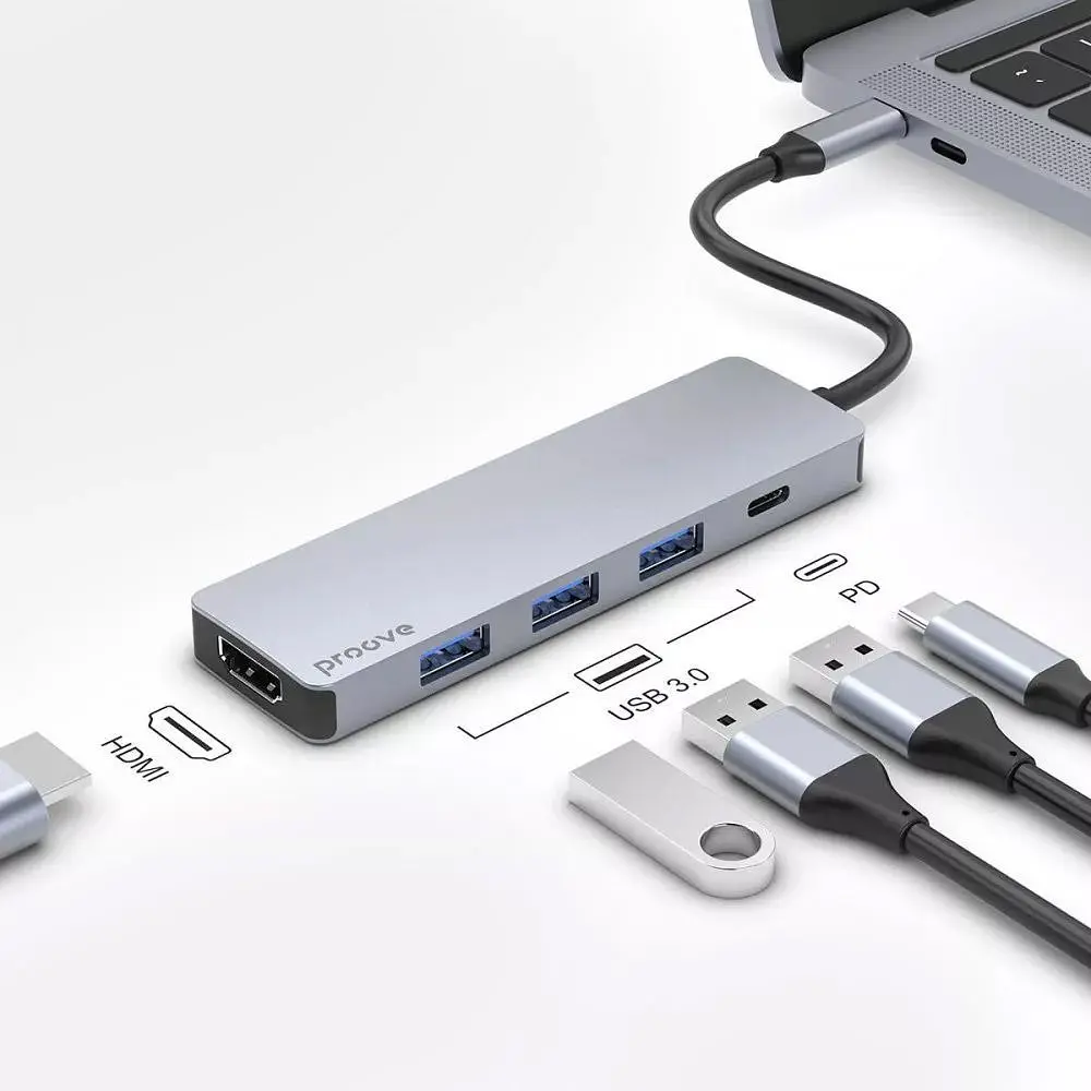 USB-хаб Proove Iron Link 5-in-1 (HBIL00010604) [157992] - фото 4