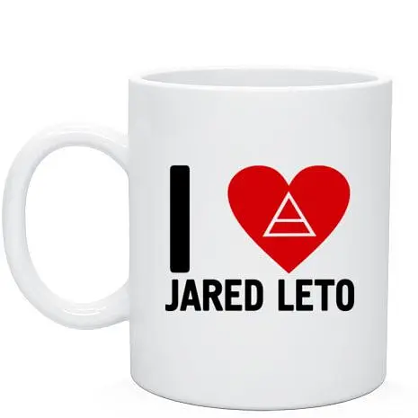 Кружка GeekLand I love Jared Leto 02,11 330 мл белая - фото 2
