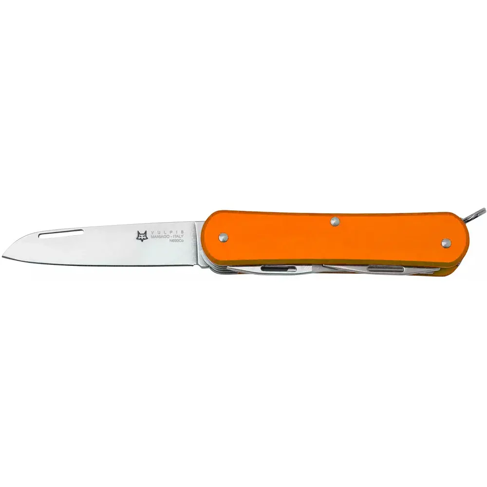 Ніж багатофункціональний Fox Vulpis Aluminium Orange. 5 інструментів - фото 2
