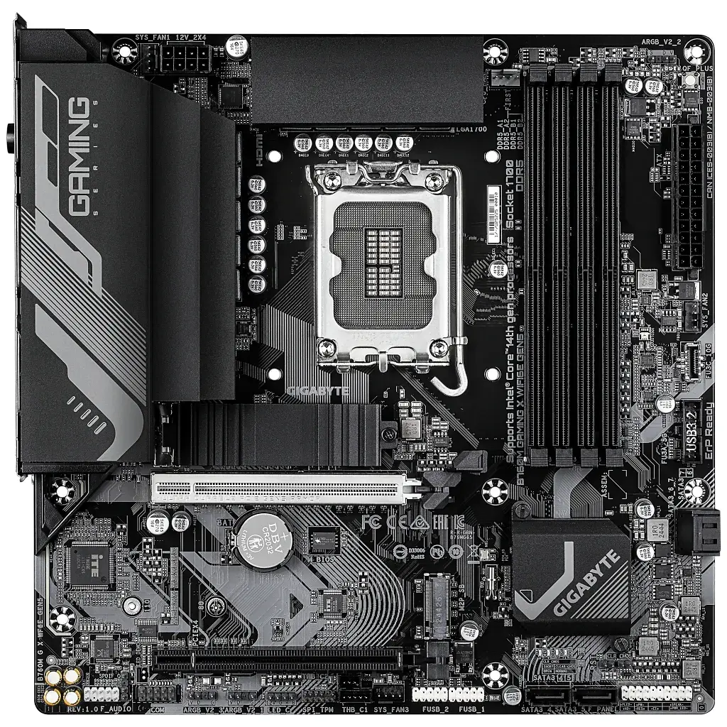 Материнська плата GIGABYTE B760M GAMING X WIFI6E GEN5 (B760M G X WF6E GEN5)