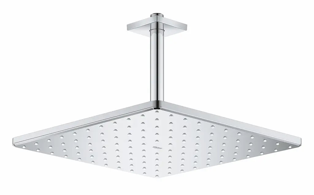 Верхній душ із стельовим кронштейном Grohe Rainshower Mono 26566000, Хром - фото 3