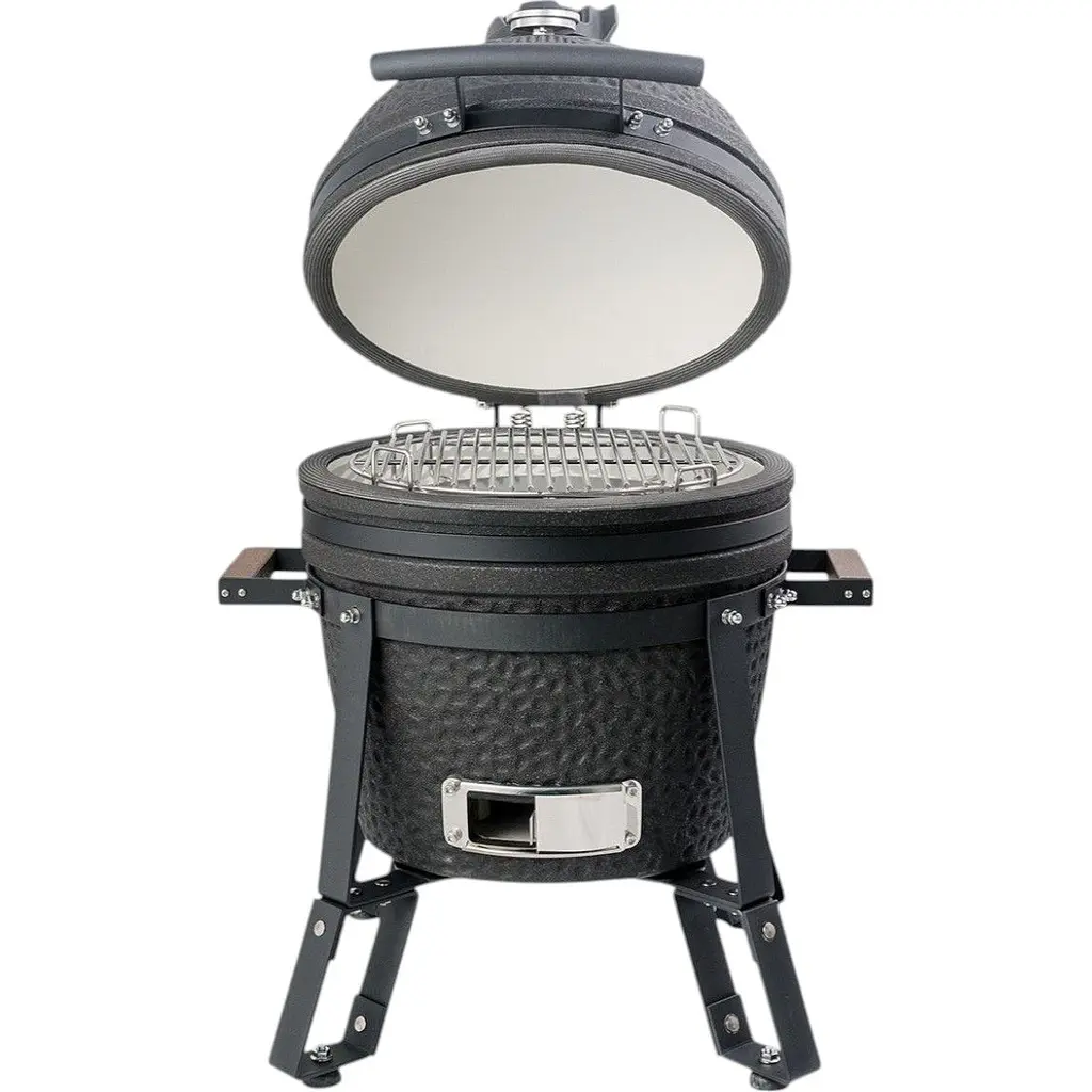 Керамический угольный гриль Grilli Kamado L 5 в 1 с системой BBQ Block Fire (749777) - фото 9