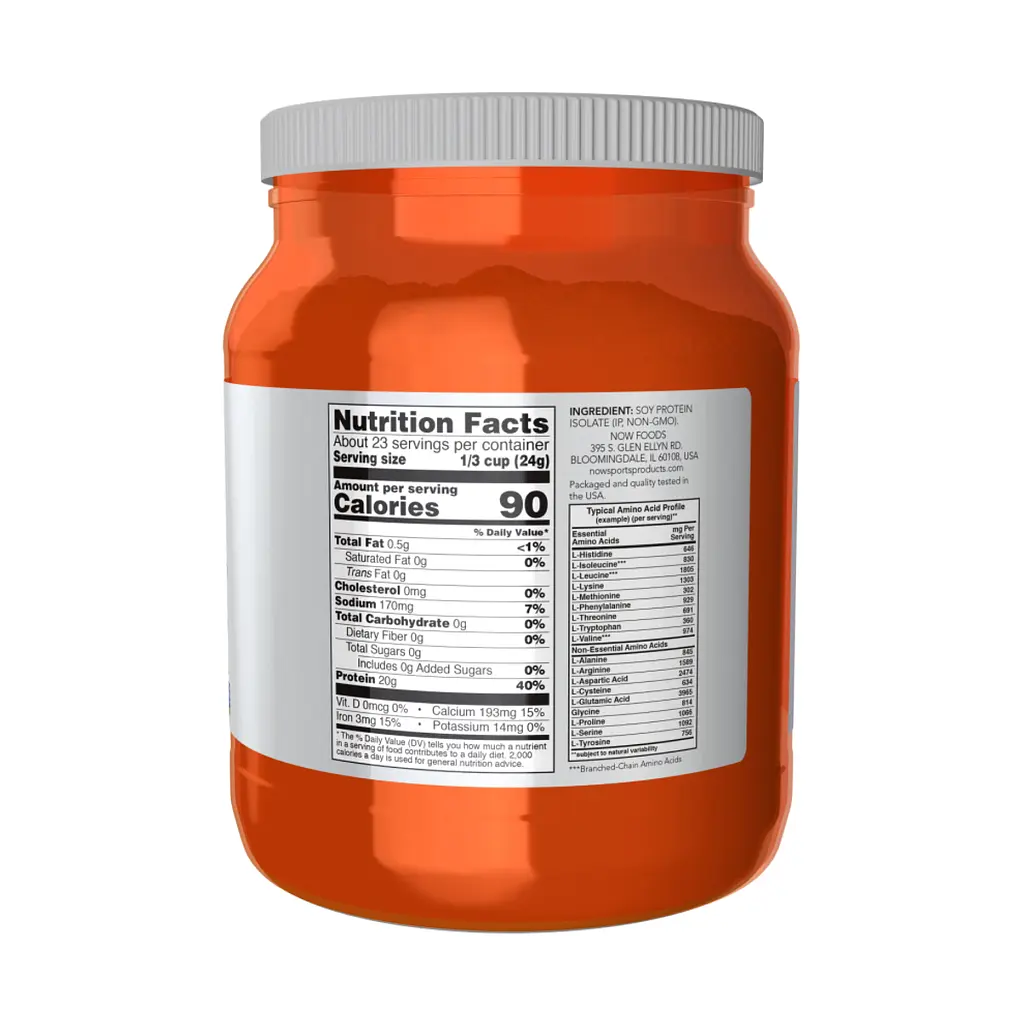 Соєвий протеїн Now Foods (Soy Isolate) — 907 г - фото 2