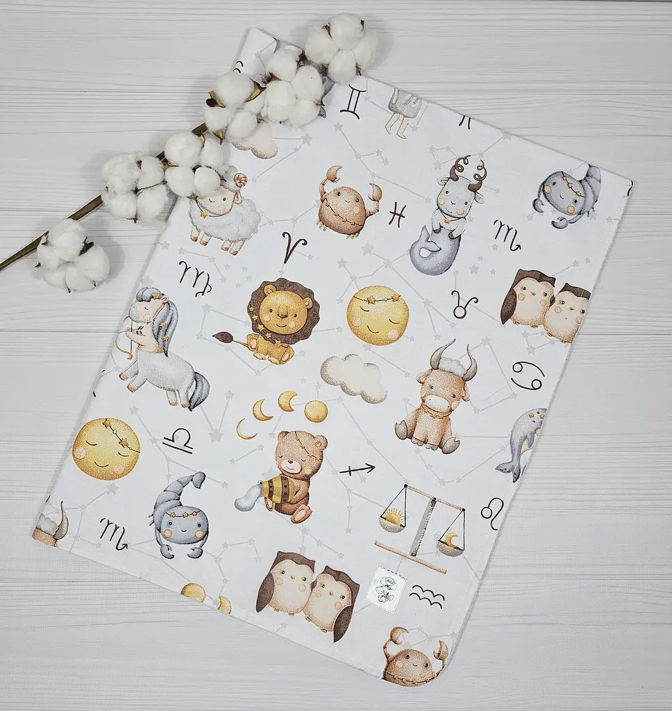 Букет з пелюшок для немовлят a.l.babybox Зодіак з слинявчиком (BU 18311526) - фото 3