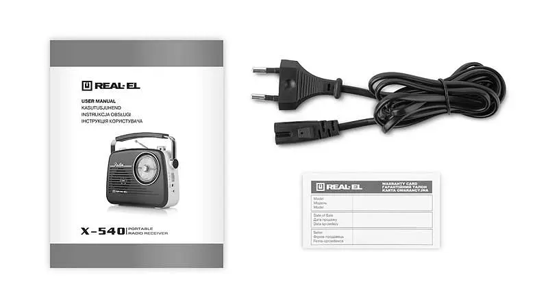 Радіоприймач Real-El X-540 Black-Yellow (EL121800007) - фото 5