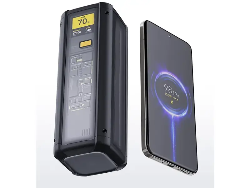 Зовнішній акумулятор (Power Bank) Xiaomi HyperCharge 25000mAh 212W Black (BHR9970GL) - фото 4