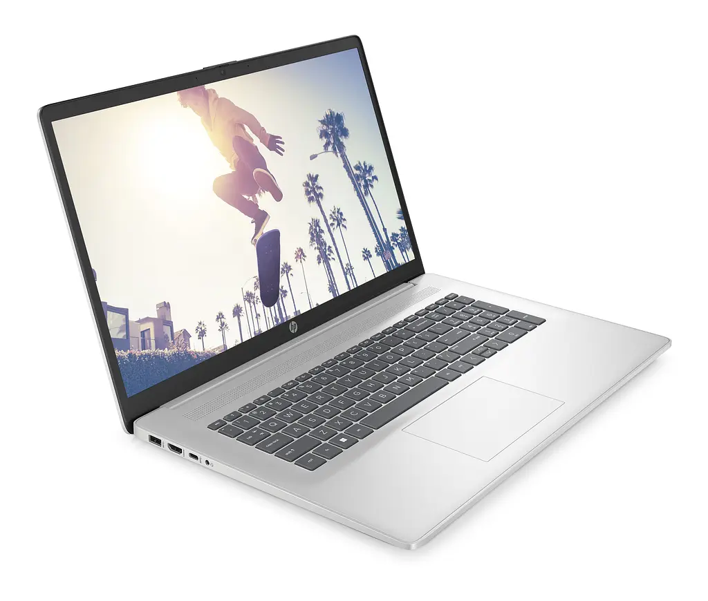 Ноутбук HP 17-cn3005ru 17.3' FHD IPS AG, Intel i5-1335U, 8GB, F512GB, UMA, DOS, серебристый (8B5V0EA) - фото 3