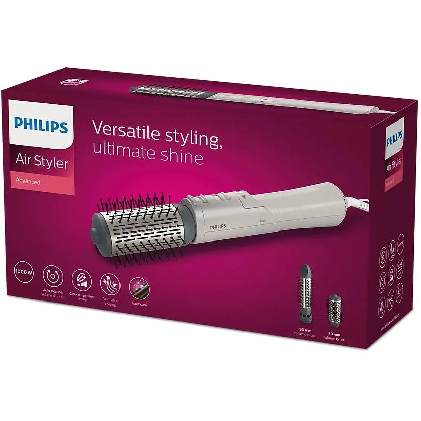 Фен-щітка Philips Air Styler 7000, 1000 Вт біла (BHA710/00) - фото 10