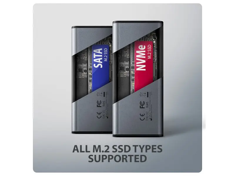 Кишеня для накопичувача AXAGON Display Box (EEM2-SD2) - фото 6