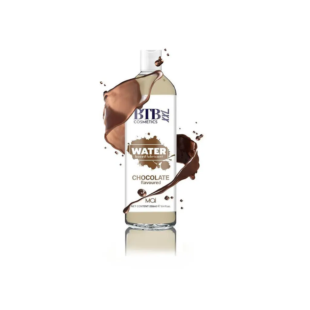 Змазка на водній основі BTB Flavored Chocolate з ароматом шоколаду (250 мл) - фото 3