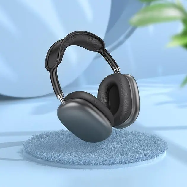 Bluetooth Стерео Гарнітура Borofone BO22 |BT5.3, AUX/TF, 12h, 400 mAh| Темно-сірий - фото 4