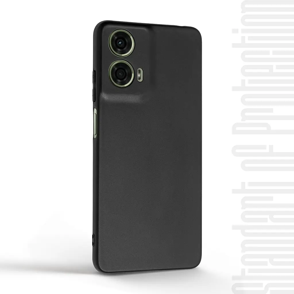 Чехол-накладка для смартфона Motorola G24, противоударный, силиконовый, термополиуретановый (ТПУ), с защитой камеры и корпуса, черный, защита всего корпуса, ArmorStandart (ARM74310) - фото 2