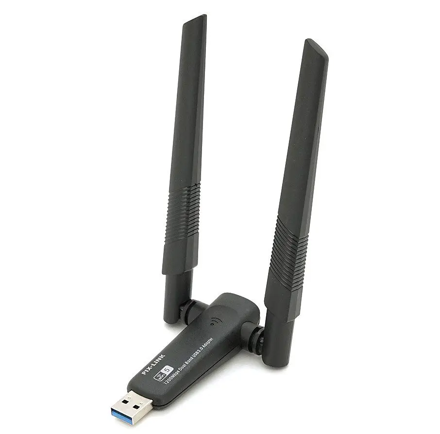USB Wi-Fi адаптер PIX-LINK LVUAC20 2.4-5ГГц, 802.11a/с, 857Mbits