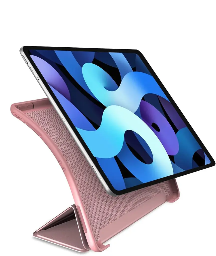 Чохол BeCover Tri Fold Soft TPU Silicone для Apple iPad Air 11 M2 2024 Рожевий (711410) - фото 3