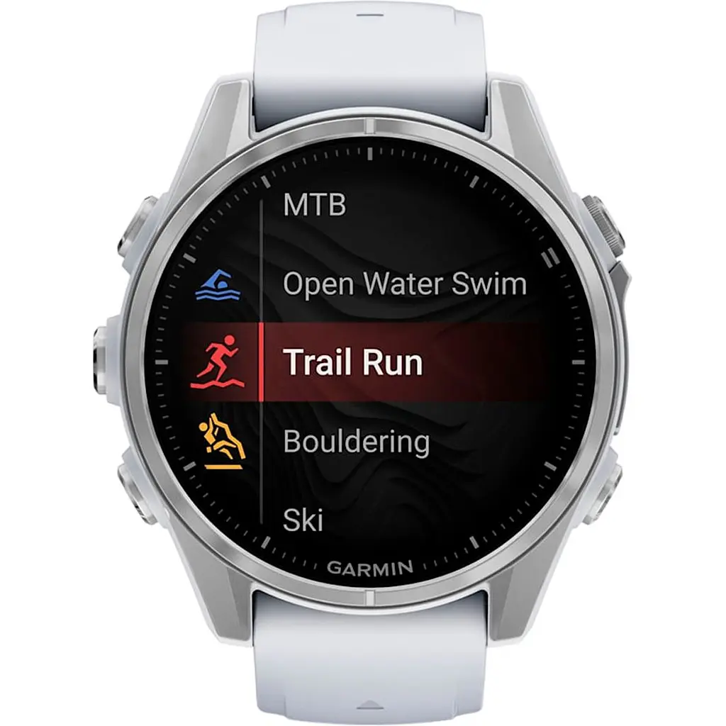 Смарт-годинник Garmin Fenix 8 AMOLED 43mm Silver with Whitestone Silicone Band (010-02903-00) [115071] - фото 9