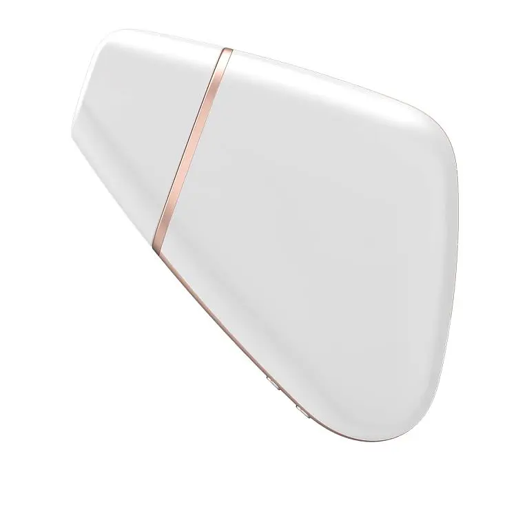 Вакуумний кліторальний вібратор Satisfyer Love Triangle White (App) - фото 7